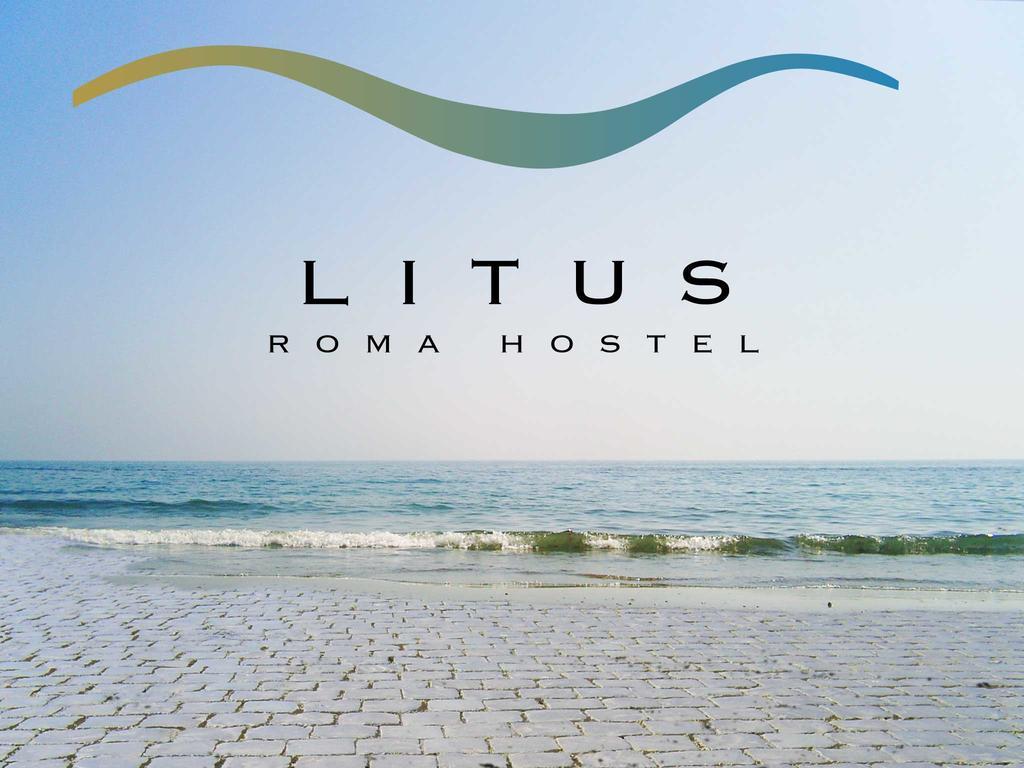 Litus Roma Hostel Lido di Ostia Exterior foto Litus Roma Hostel Logo